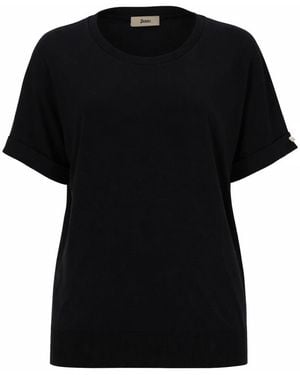 Herno Round Neck T-Shirt - Black