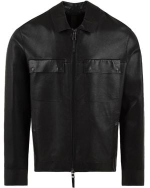 The Jack Leathers Coats - Black