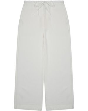 TOTEME Pantalone Con Coulisse - White
