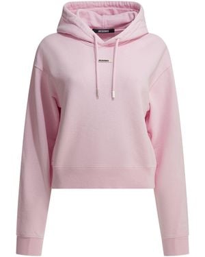 Jacquemus Sudadera "Gros Grain" - Rosa