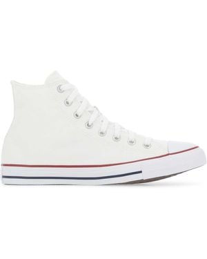 Converse Canvas Chuck Taylor Hi Trainers - White