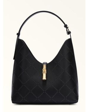Furla Goccia M Hobo - Black