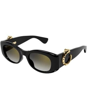 Cartier Ct0472 S Sunglasses - Black