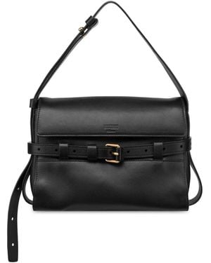 Moschino Shoulder Bag With Belt - Black