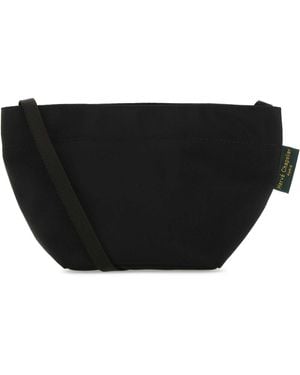Herve Chapelier Canvas Crossbody Bag - Black