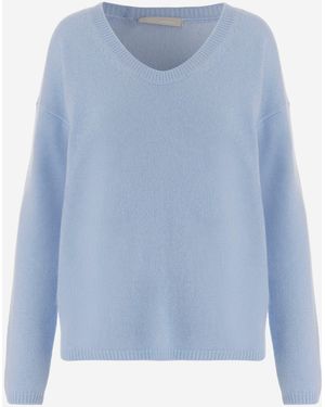 Allude Kaschmirpullover - Blau