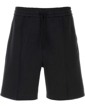Valentino Garavani Jersey Bermuda Shorts - Blue