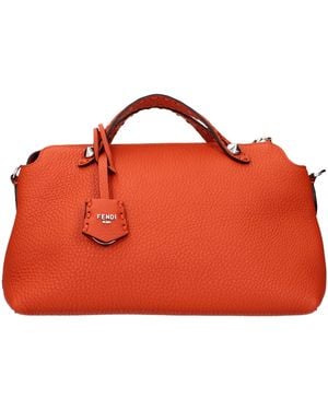 Fendi Handbags By The Way Leather - Red