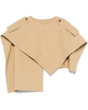 Herskind Kate Cotton Cape - Naturel