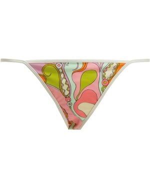 PUCCI "Orchidee" Bikini Briefs - Yellow
