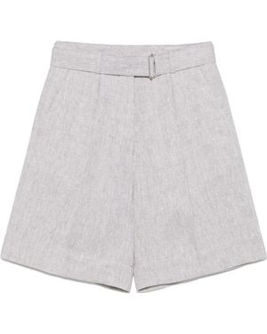 Officine Generale Dalva Short Natural Linen - White