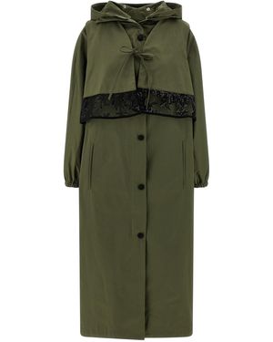 Le twins 'Incisa' Trenchcoat - Grün