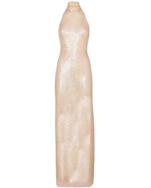 Raquel Diniz Kleider Grau - Weiß