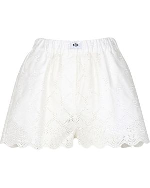 MSGM Korte Broek Wit