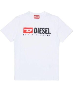 DIESEL "Tadjustk14" T Shirt - White