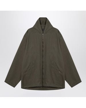 Balenciaga Heavy Cotton Over Jacket - Green