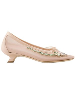 Simone Rocha Mesh Court Schuhe - Pink