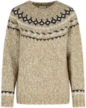P.A.R.O.S.H. 'Laila' Beige Alpaca Blend Pullover - Natur