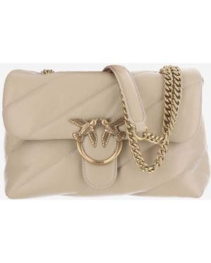 Pinko Classic Puff Bag - Natural