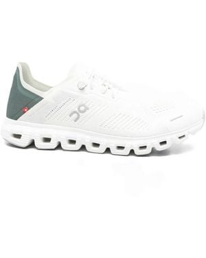On Shoes Perforated Lace-Up Trainers - White