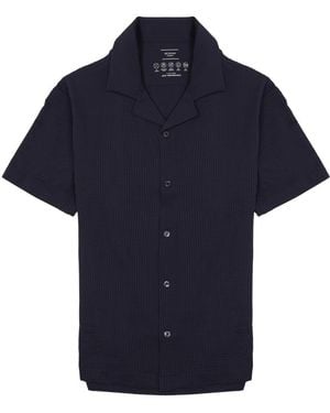 ARCHIVIUM BE UPDATED Shirt With Bowling Collar - Blue