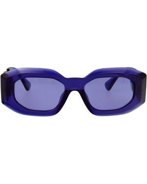 Versace Transparent Nylon Sunglasses - Blue