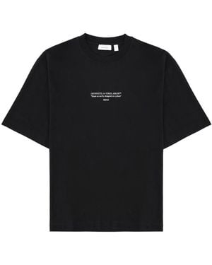 Off-White c/o Virgil Abloh T Shirt Con Logo - Black