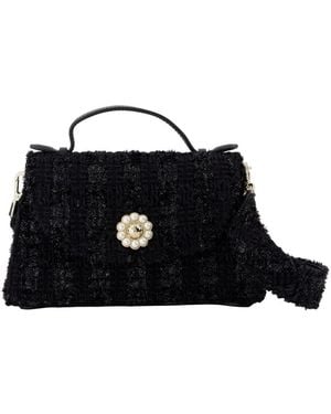 Simone Rocha Schicke Baumwoll Schwarze Handtasche