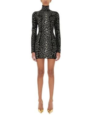 Roberto Cavalli Cheetah Dress - Black