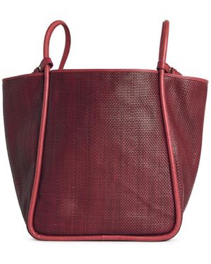 Dragon Diffusion Drachendiffusion 'Ana' Brown Lear Bordo -Tasche - Lila