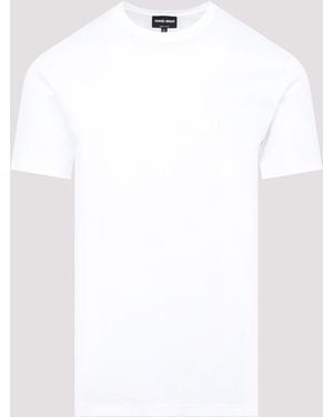 Giorgio Armani Camiseta de algodón - Blanco