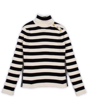 Balmain Strickpullover - Weiß