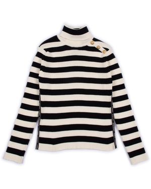 Balmain Strickpullover - Weiß