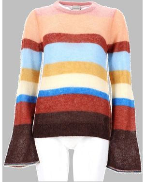 Paul Smith Striped Jumper Polyamide Jumpers - Orange