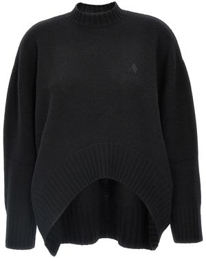 The Attico Der attico asymmetrische Pullover - Schwarz
