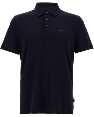 BOSS 'Palosh 30' Polo -Shirt - Schwarz