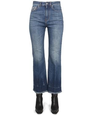 Stella McCartney Cropped Flared Jeans - Blue