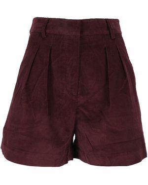 MC2 Saint Barth Aya Corduroy Mini 44 M Aubergine - Lila