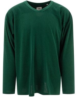 Nanamica "Midshipman Athletic" T -Shirt - Grün