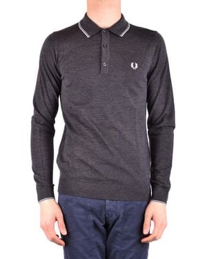 Fred Perry Polos Grau - Blau