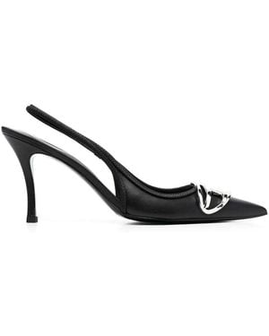 DIESEL D-Venus Slingback-Pumps 80Mm - Schwarz