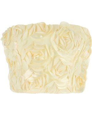 ROTATE BIRGER CHRISTENSEN Crop Top - Natural