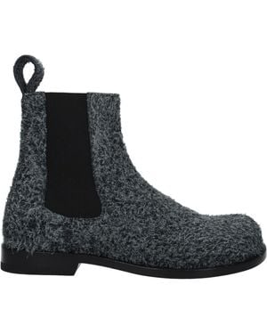 Loewe Boots Frauen Wildleder Grau/Kohle - Schwarz