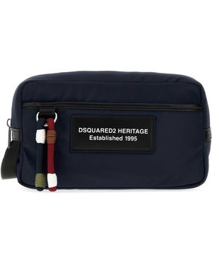 DSquared² Fabric Beauty Case - Blue