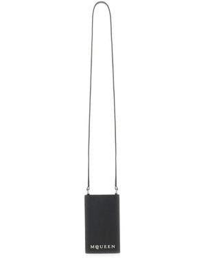 McQueen Calf Skin Mobile - White