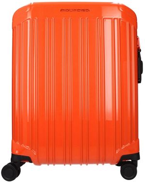 Piquadro Trolley Cabin 31L Uomo Policarbonato Arancione - Orange