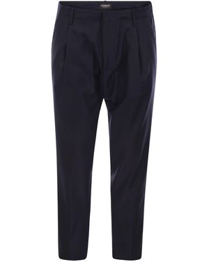 Dondup Ben Carrot Pants - Blue