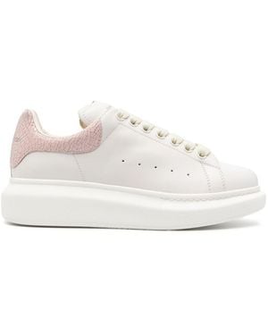 McQueen Oversized-Sneakers Aus Leder - Weiß