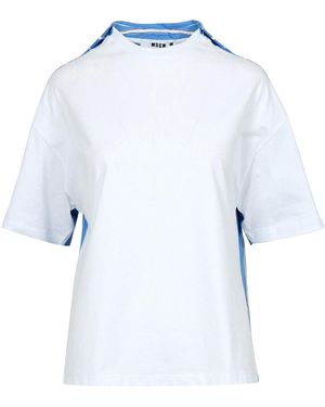 MSGM T Shirts And Polos - Blue