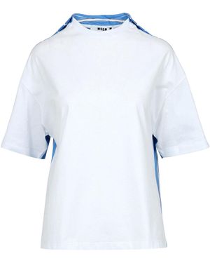MSGM T Shirts And Polos - Blue